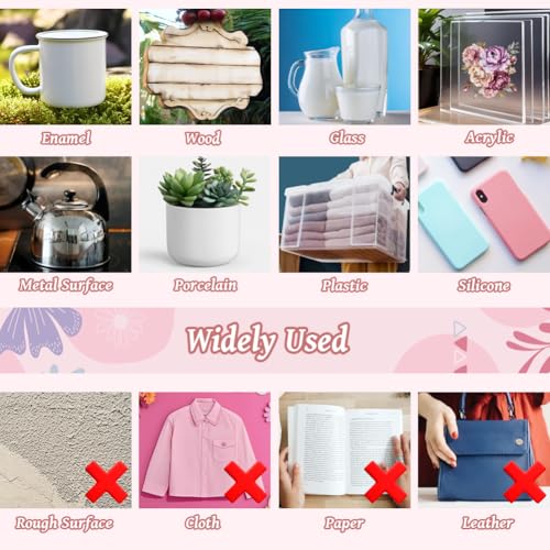 Peacoblue 18 Sheets Rub on Transfers for Crafts, Cat with Books and Flowers 3.6"x3.9" UV DTF Cup Wraps Waterproof Cold Transfers Stickers for Wood Glass Metal Cup Tumblers Mirrors Mugs Home Decor - style: Cat with Books and Flowers