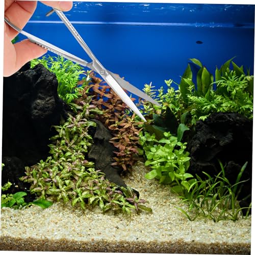 Toyvian Portable Aquarium Scissors Professional Water Grass Clipper for Aquascaping Durable and Ergonomic Design for Precision Trimming of Aquatic Plants