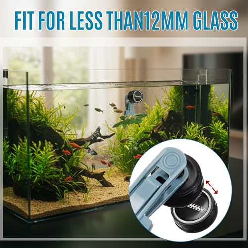 Blulu 1 Pcs Magnetic Seaweed Feeding Clips Saltwater Aquarium Tank Accessories Algae Magnet Seaweed Feeder for Fish and Aquatic Pets, Automatic Fish Feeder
