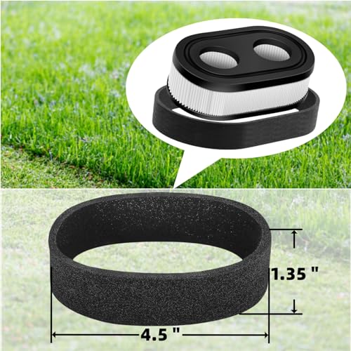 (9pk) 593260 798452 595191 Air Filter Sponge Pre-Filter Foam Strip for Lawn Mower Air Cleaner Fits B&S 550ex 675exi 725exi 4247 5432 09P00 09P702 Engine Parts Troy Bilt TB110 TB200 - style: (9pk) 595191 Sponge Pre-Filter