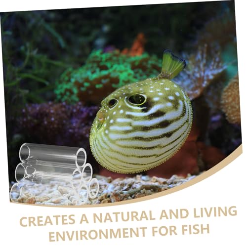 YARNOW 6holes Acrylic Shrimp Breeding Tube Versatile Fish Tank Shelter for Shrimp Turtles and Aquatic Pets Aquarium Decor for Enhanced Viewing
