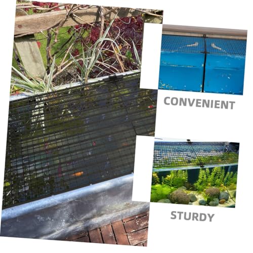 Toddmomy 4pcs Aquarium Grid Divider Fish Tank Plastic Separator to Prevent Fish Escaping Panels Cups and Easy to Maintain