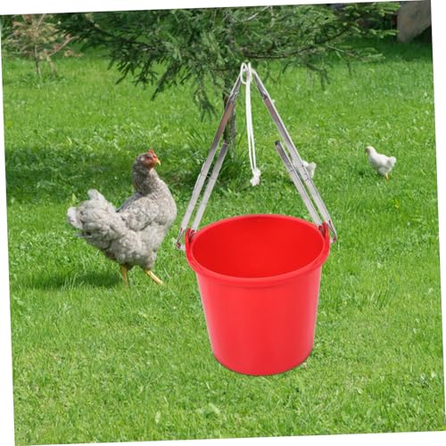 STOBAZA Utility Bucket with Handle for Animal Water Storage and Gardening for Farming Camping and Cleaning Tasks