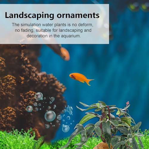 Alipis Reptile Pet Case Artificial Plant Ornament for Environment Decoration Simulated Green Plant Landscaping Accessory for Terrarium and Aquarium Use