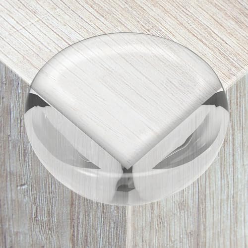 Corner Protector Baby Proof, BPA-Free, Table Corner Protectors for Furniture, Clear Corner Covers Baby Safety, Baby Corner Protector Guards, (12 Pack) - size: 12pcs Round-Shape