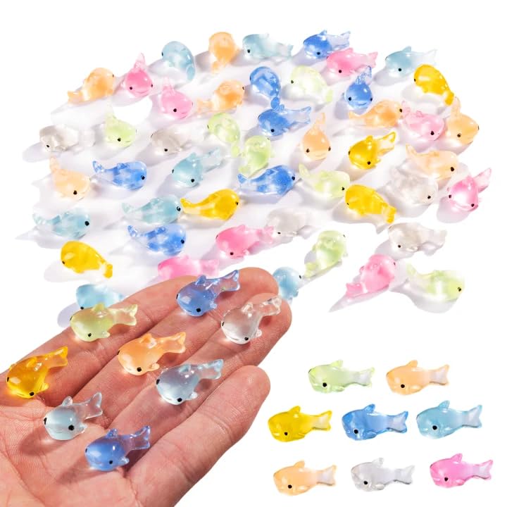70 Pcs Mini Resin Shark Figurine Bulk Mini Shark Figurine Cake Decorations Cute Miniature Resin Sculpture Ornament Micro Landscape Office Garden Desk Party Tabletop Decor - color: Shark-70p
