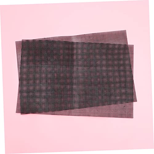 Veemoon 5pcs Plastic Mesh Grid for Fish Tanks Flexible and Cuttable Black Mesh for Crafting Aquarium Dividers and Breeding