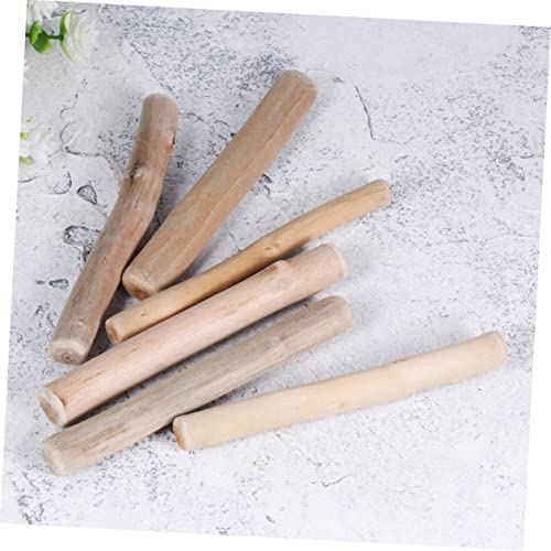 16 Pcs Christmas Logs DIY Fish Tank Decorative Wood Twigs Greenery Stems for Aquarium Tree Decor