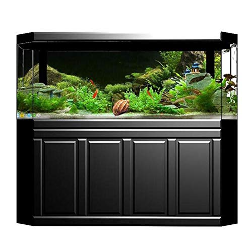 Aquarium Poster, Seafloor Water Grass 3D PVC Self Adhesive Fish Wallpaper Sticker for Aquarium Decoration (76 * 46cm) - size: 76*46cm