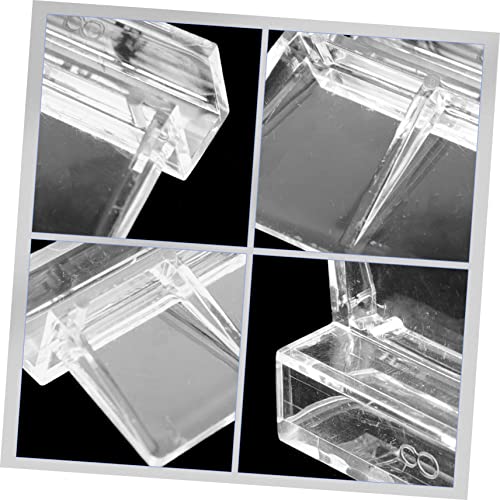 16pcs Aquarium Lid Holders Acrylic Fish Tank Cover Racks for Tanks Sturdy Support Brackets for Aquarium Use Easy Installation and Design
