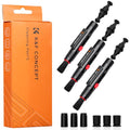 K&F CONCEPT Professional Lens Cleaning Pen*3 with Soft Brush, Carbon Head Lens Cleaning Pen Compatible with Canon, Nikon, Pentax, Sony Digital Camera Cleaning,AR VR Glasses Cleaning