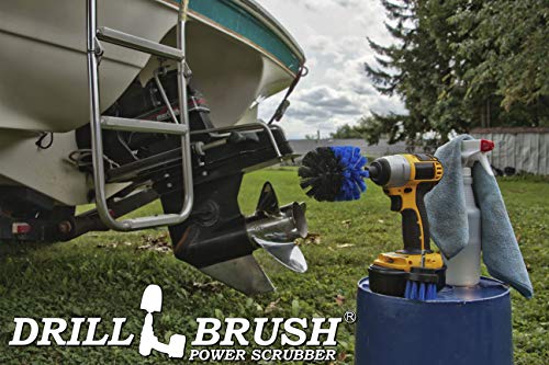 Boat Accessories and Cleaning Supplies - Aquatic Cleaning Accessories and Tools - Boat Hull Cleaner Solutions - Barnacles Blasting Brush Set - Fish & Turtle Tank Cleaner - Aquatic Tool - Pool Scrubber - color: Blue