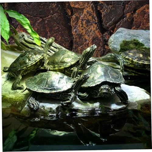 3D Textured Rock Background Board for Reptile and Aquarium Tanks Realistic PU Texture Habitat Decor Natural-Looking Terrarium Backdrop for Lizards Turtles Amphibians and Fish