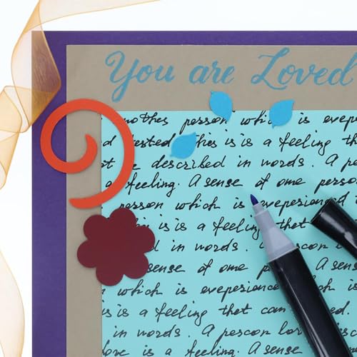 PA Paper Accents Stash Builder Cardstock 12" x 12" Bright Blue, 65lb colored cardstock paper for card making, scrapbooking, printing, quilling and crafts, 25 piece pack - color: Bright Blue