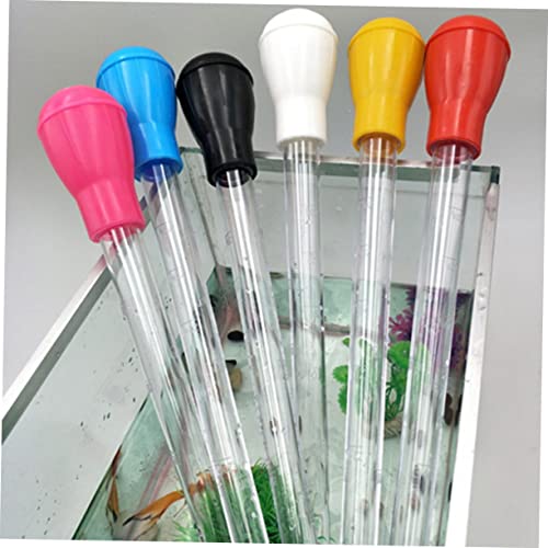 VANZACK Manual Suction Device 2pcs 30ml Aquarium Pipette Fish Tank Cleaner Gravel Cleaning Kit Aquarium Water Tool
