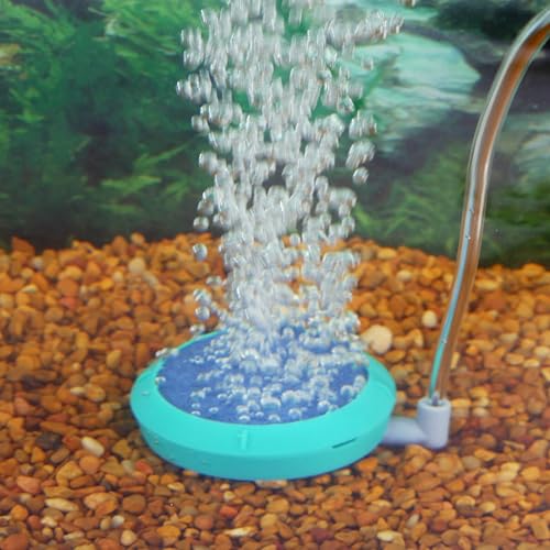 Penn-Plax Aquarium Bubble Disk Aerator - Air Pump Accessories – For Fish Tanks (Small) - size: Small