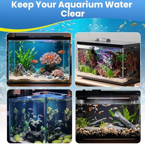 24-Pack Fine Filter Water Polishing Pad, Reliable, Efficient, and Quick-Cleaning Filter Cotton for Aquarium Maintenance