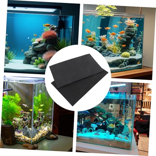 VICASKY 2pcs Aquarium Leveling Pad Nonslip Fish Tank Cushioning Mat for Aquatic Pets Flexible Support for Various Tank Durable Under Pressure and All Season Use