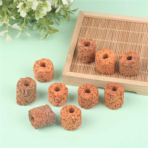 60Pcs Plant Ring Aquarium Fixed Watertank Filter Weightsholder Plants Fixing Tool Aquatic Media Pottery Gravityceramic Rings