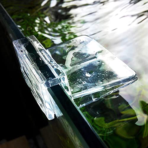 Aquarium Lid Clips 10mm Thick Rimless Tank Cover Clips Acrylic Fish Tank Cover Support Holder,15Pieces