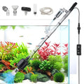 hygger 5 in 1 Electric Aquarium Gravel Cleaner, 360GPH Automatic Fish Tank Vacuum Water Changer, Vacuum Water Changer Sand Wash Filter (15W, Adjustable Length)