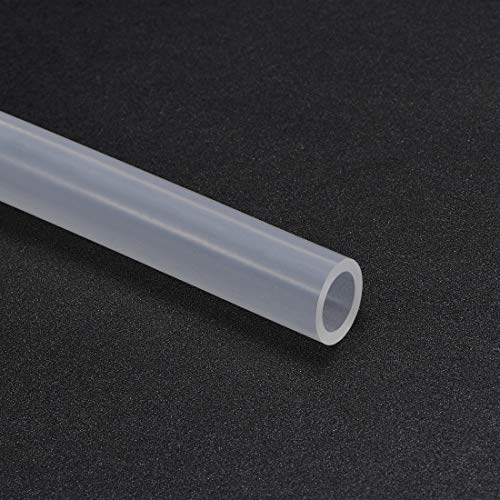 uxcell Silicone Tubing 3/8"(10mm) ID x 1/2"(13mm) OD 6.6ft(2m) Silicone Rubber Tube Air Hose Pipe for Pump Transfer Clear - size: 10mm x 13mm