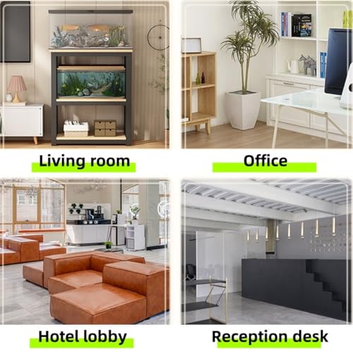 Fish Tank Stand, 3-Tier Aquarium Stand, Adjustable Plant Shelf, Cabinet for Fish Tank Accessories Storage, Terrarium Stands, Storage Shelf for Living Room Office Hotel Lobby(60*30*100cm) - size: 60*30*100cm