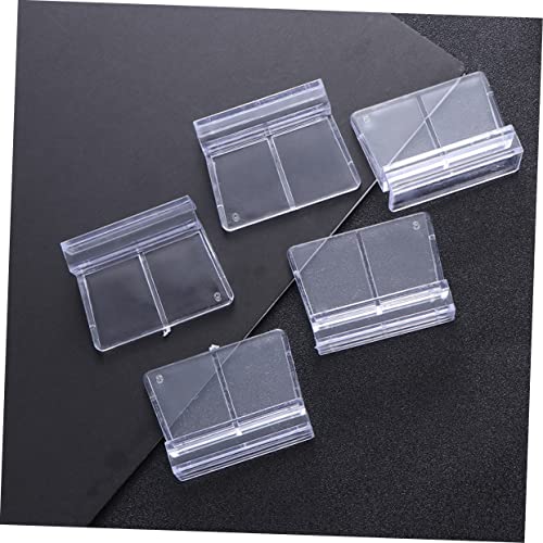 10Pcs Acrylic Fish Tank Cover Support Bracket Clear Aquarium Rack for Glass Tanks Safe for Fish and Aquatic Pets