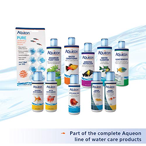 Aqueon Freshwater Aquarium Water Clarifier, Clears Cloudy Fish Tank Water, Safe to Use with Fish and Plants - 8 Ounces - size: 16 Fluid Ounces