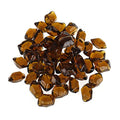 Onlyfire 1/2-Inch Polygon Fire Glass, 10 Pound Pack Glass Rock for Fireplace Fire Pit & Lanscaping, High Luster Amber - color: Amber, size: 1/2 inch