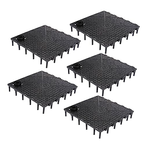 DECHOUS Plastic Aquarium Bottom Divider Pad Partition for Fish Tank Durable Splicing Ability for Large Dragon Fish