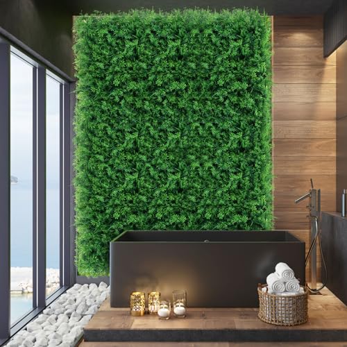 Artificial Aquarium Grass Mat, Aquarium Plants Plastic Grass Wall Fake Lawn Turf Plastic Green Plants Mat for Fish Tank Lawn Decor