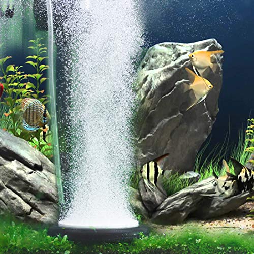hygger Aquarium Air Stone, Bubble Stone Fish Tank Oxygen Ultra Silent Deep Dissolving Oxygen Diffuser Kit for Aquarium Fish Tank and Hydroponic