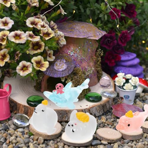 12pcs Lifelike Animal Decorations for Aquarium Safe Resin Fish Tank Ornaments Compact Underwater Decor for Miniature Gardens and Fish Tanks