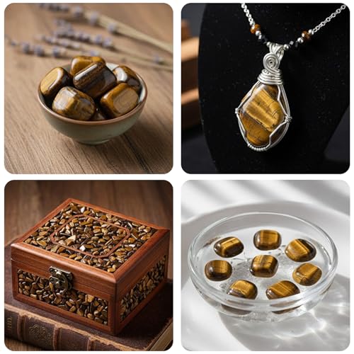 Crystal Chips Stone-Aquarium Rocks Decor,Fish Gravel,Tumbled Stone Chips for Aquascape Vase Filler,DIY Crafts,Indoor Plants - color: Brown