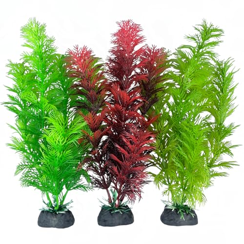 Silk Aquarium Plants, Artificial Fake Aquarium Plants Small Betta Fish Tank Plants Plastic Realistic Decorations Set 5PCS (Style A) - size: Style A
