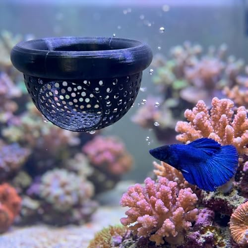 LXLO 2 PCS Betta Hammock & Floating Betta Log, Beta/Betta Fish Hammock Bed Hideout Cave, Resting Spot Leaves, Shrimp Shelter, Betta Fish Tank Accessories & Toys for Aquarium (Black)