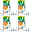 Scrubbing Bubbles Toilet Bowl Brush and Holder with Cleaner Refill Pads, Fresh Brush Toilet Wand Starter Kit, Cleans Limescale & Fights Odors, Citrus Scent, 1 Wand + 4 Refills + 1 Stand (Pack of 4) - size: 1 Count (Pack of 4), style: Starter Kit