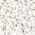 5lbs White Natural River Rocks, Polished Pebbles for Plants Garden, 0.3-0.8 inch Decorative White Stones, Ideal for Fish Tank, Vases, Crafting, Home Decor and Garden Landscaping Rocks,White - size: 5 Pounds, style: Snow White