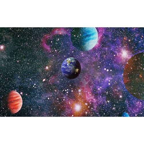 Outer Space Aquarium Background Deep Space Planets Stars Galaxies Space Exploration Terrarium Background Night Sky View Fish Tank Background Outer Space Reptile Habitat Background Vinyl 24x16in