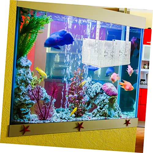 POPETPOP Aquarium Fry Box Acrylic Fish Breeding Box Cups for Isolation and Nursery and Non-deformable Fish Tank Accessory for Improved Survival Rates