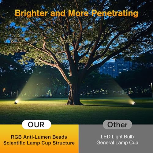 POPOSOAP Pond Lights 4-in-1 Warm White, Underwater Pond Lights with Timer/ IP68 Waterproof Submersible LED Fountain Lights for for Pond Waterfall Fountain Aquarium Garden Patio Pool(Set of 4)-P64H - size: 4 Warm White Lights- Corded Electric