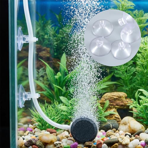 100 Pcs Suction Cups for Aquarium, Aquarium Fish Tank Suction Cups, Multipack of Aquariums Suctions Cup Clips for Aquariums Equipment Securing and Cable Management
