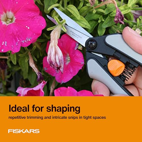 Fiskars 15pc Micro-Tip Pruning Snip Set, Precision Stainless Steel Blades, Softgrip Handles for Deadheading, Trimming & Shaping Small Plants - style: 15 Piece Pruning Snip Set
