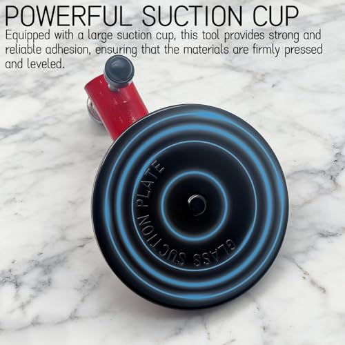 Suction Cup Tile Leveling Tool - Professional Countertop Leveler, Adjustable Height Setter for Floor and Wall Installation, for Marble Wooden Floors Glass and Tile Alignment