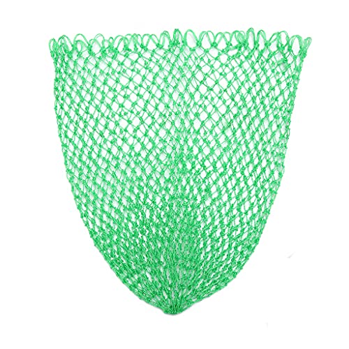 Fishing Net Replacement Netting Fishing Landing Net Replacement Net for Freshwater Saltwater Fishing Green 6 Sizes - color: Diameter 24inch/60cm