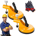 Adjustable Height Setter - Professional Countertop Leveling Tool, with Heavy-Duty Rubber Suction Cups, for Granite, Marble, Quartz Slabs with Vacuum Lifting Clamps Rubber (Yellow*2) - color: Yellow*2