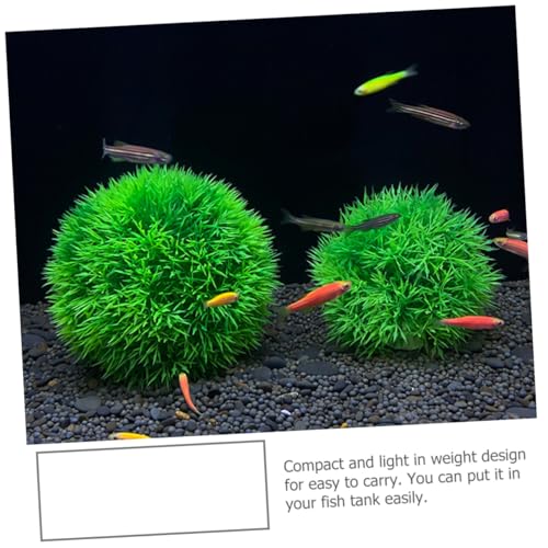 Fish Tank Aquatic Plant Artificial Plants s 6pcs Artificial Grass Green Plastic Aquarium Decorate Home Decor Faux Plant Aquarium Plastic Grass - size: 9x9cm