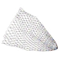 PATIKIL Fishing Net Replacement, 17.7" Dia. PE Replacement Mesh Landing Fish Nets for Freshwater Saltwater Fishing, Multicolor