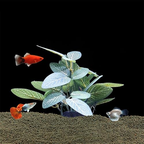 Silk Aquarium Plants, Artificial Fake Aquarium Plants Small Betta Fish Tank Plants Plastic Realistic Decorations Set 5PCS (Style B) - size: Style B